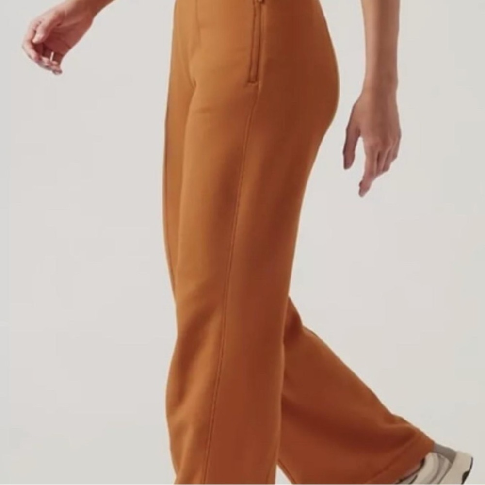Athleta Women's Orange Joggers-tracksuits - Picture 2 of 5